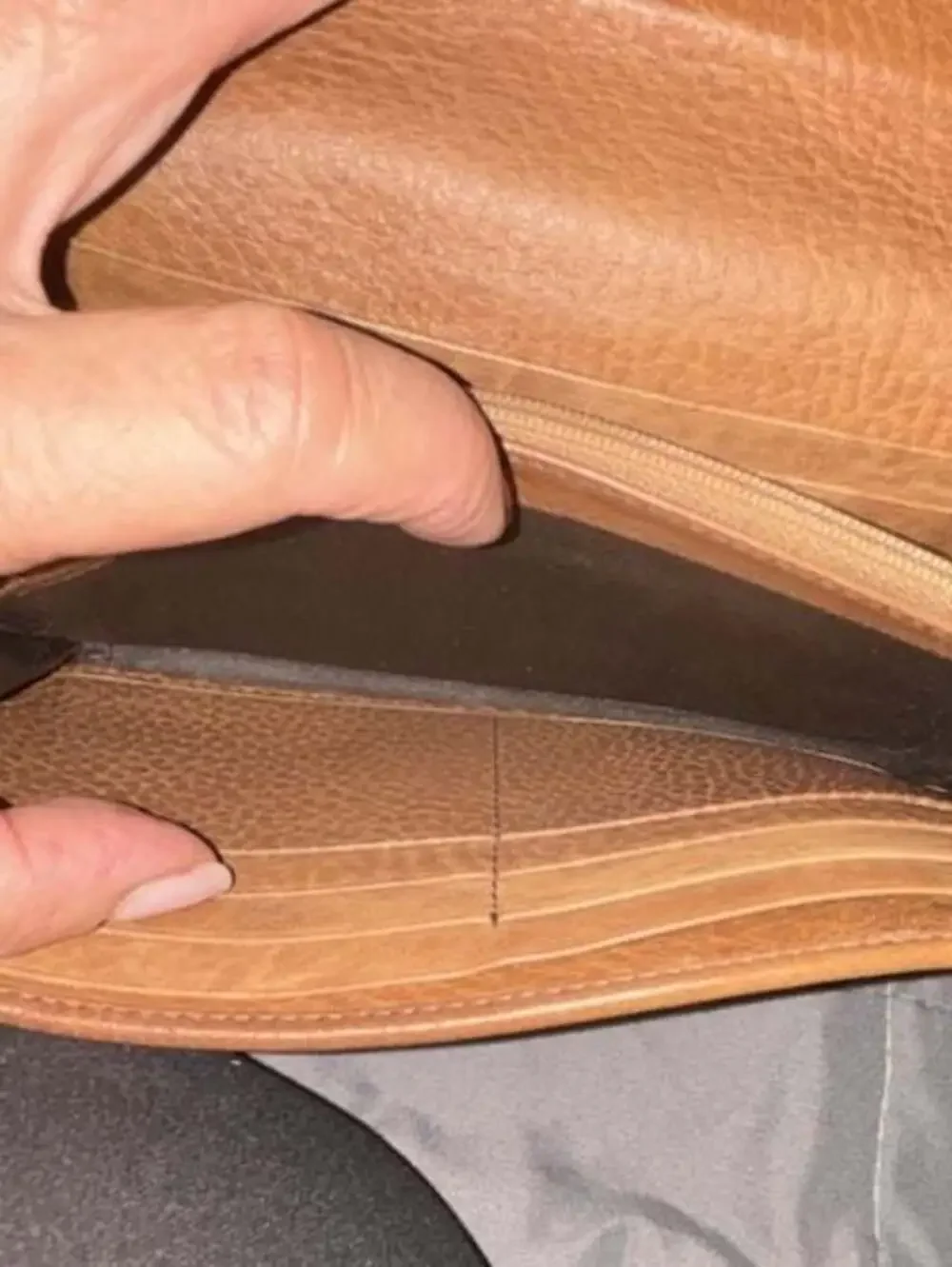 Gucci Brown Leather Guccissima Trim Flap Continental Wallet